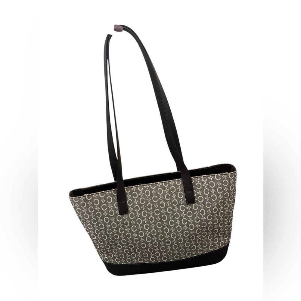 CELINE Macadam Tote with Leather Trim - Picture 2 of 13